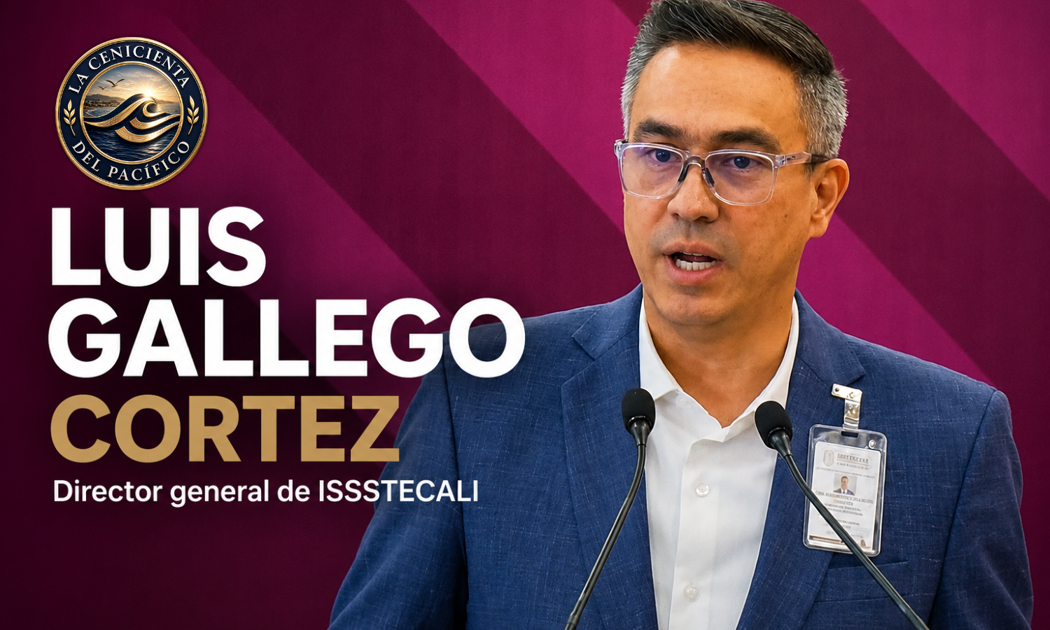 Luis Gallego Cortez, director general de ISSSTECALI, habla sobre la crisis financiera y el déficit del instituto en Baja California.