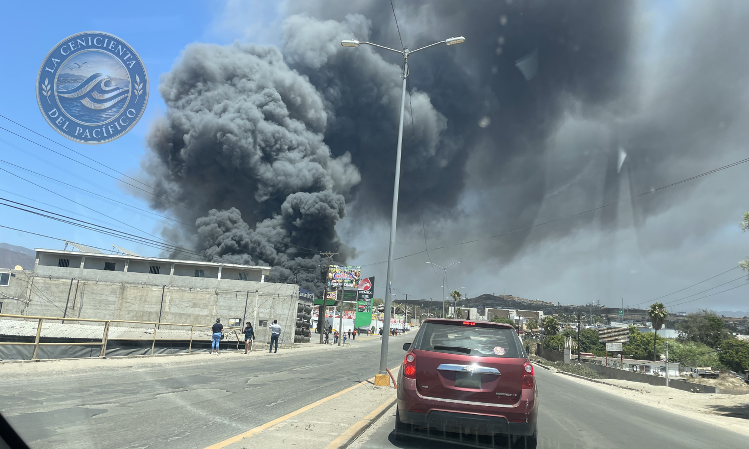 incendio en yonke federal ensenada