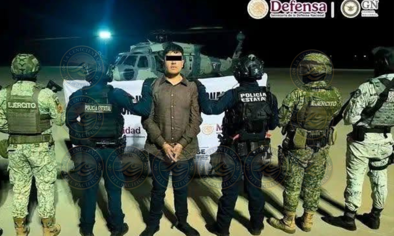 Detención de Gabito en Sinaloa durante operativo contra Los Chapitos.