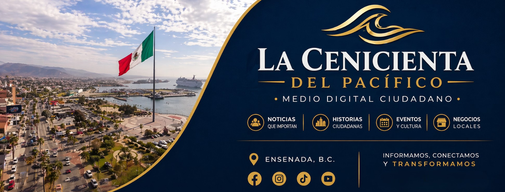 La Cenicienta del Pacífico medio digital de Ensenada